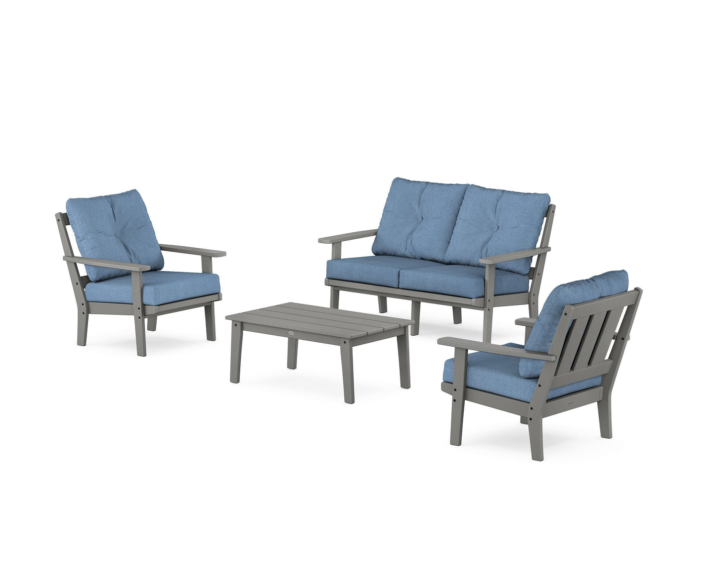 Oxford 4-Piece Deep Seating Set with Loveseat
