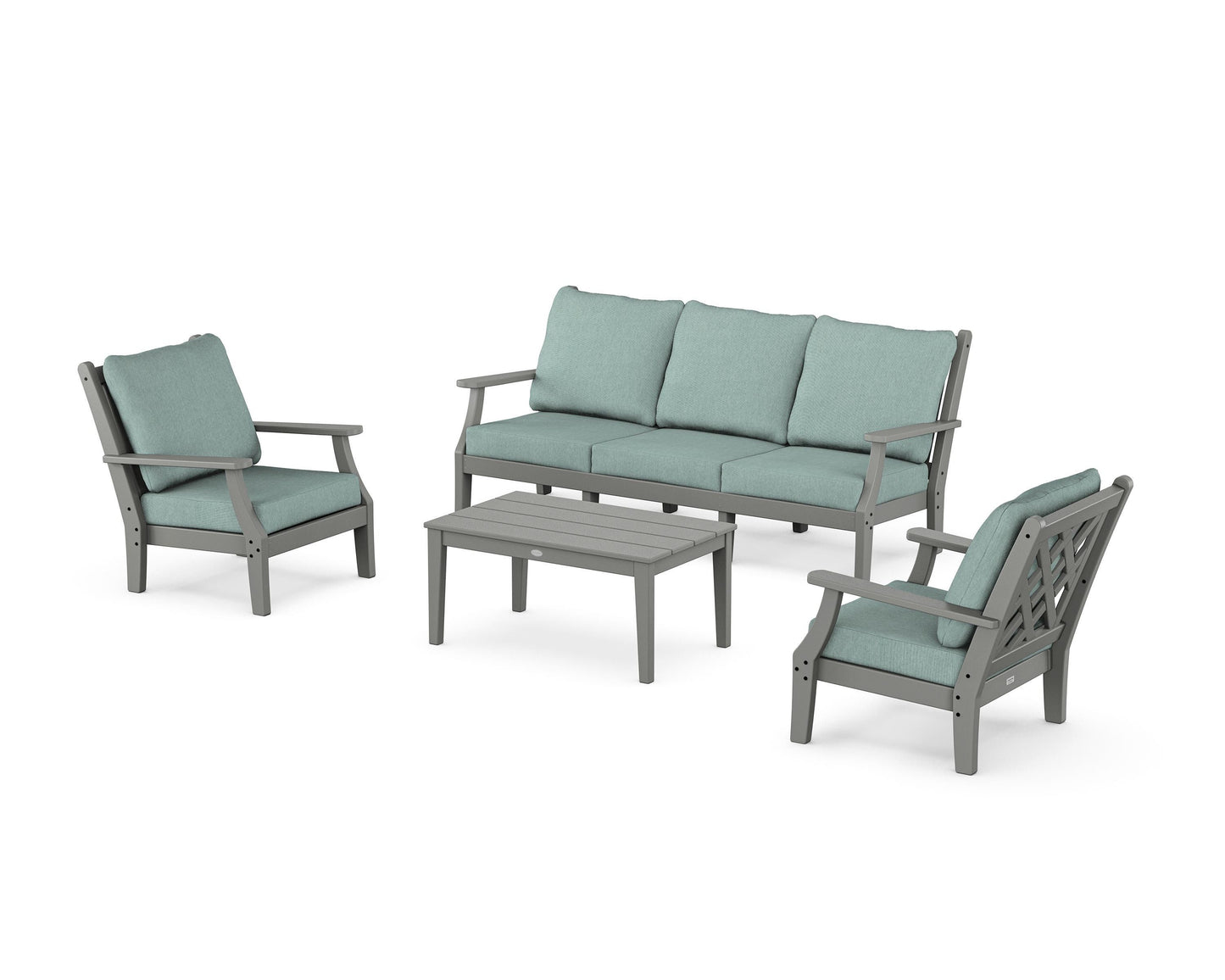 Wovendale 4-Piece Deep Seating Set with Sofa