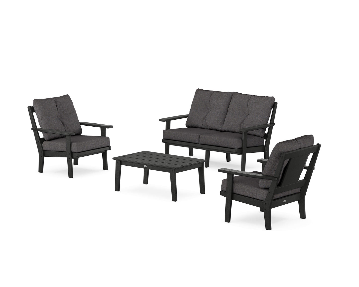 Prairie 4-Piece Deep Seating Set with Loveseat