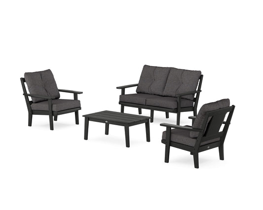 Prairie 4-Piece Deep Seating Set with Loveseat