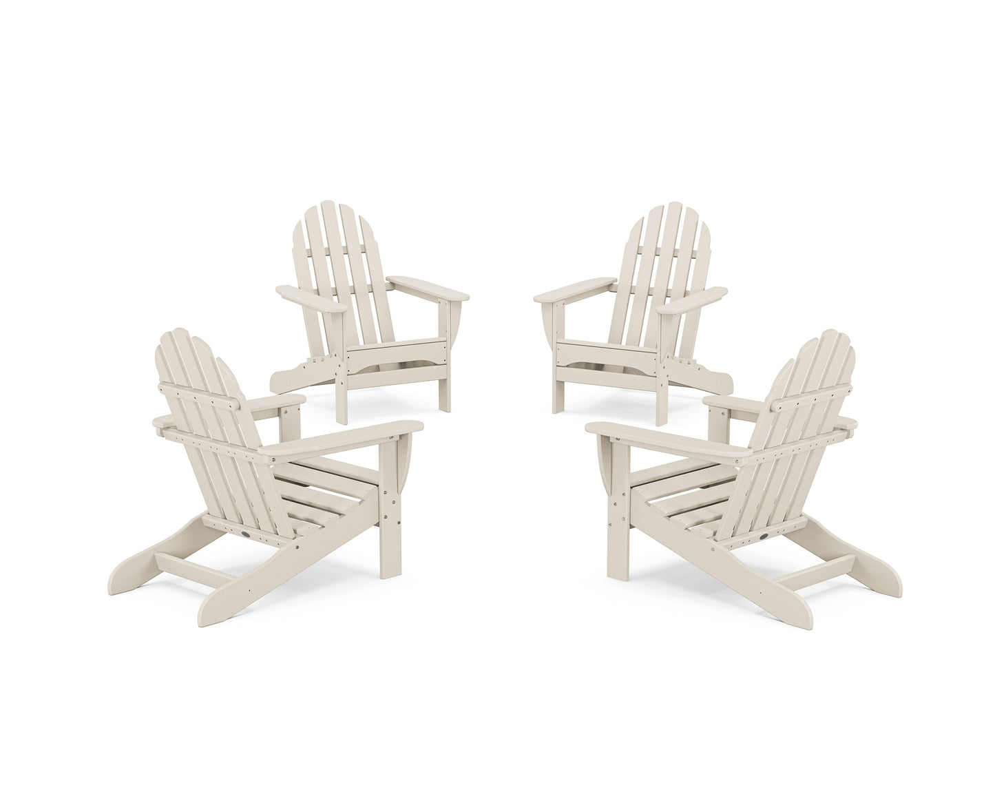 4-Piece Classic Adirondack Conversation Set