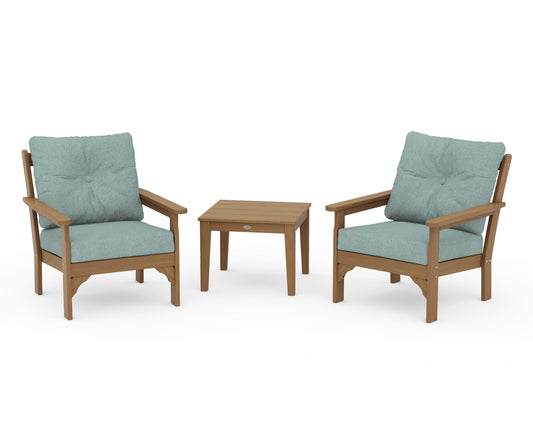 Vineyard 3-Piece Deep Seating Set