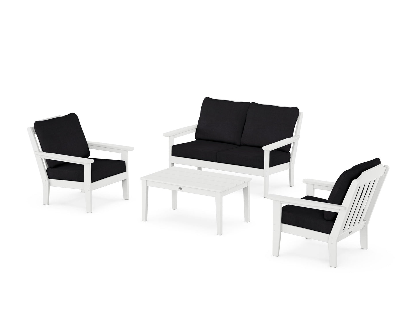 Cottage 4-Piece Deep Seating Set with Loveseat