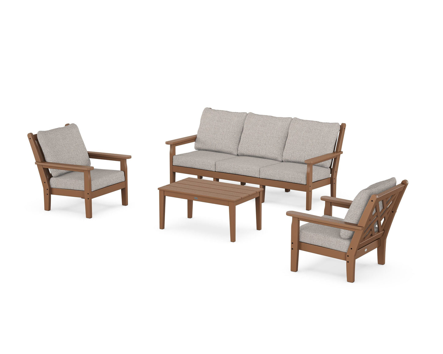 Chippendale 4-Piece Deep Seating Set with Sofa