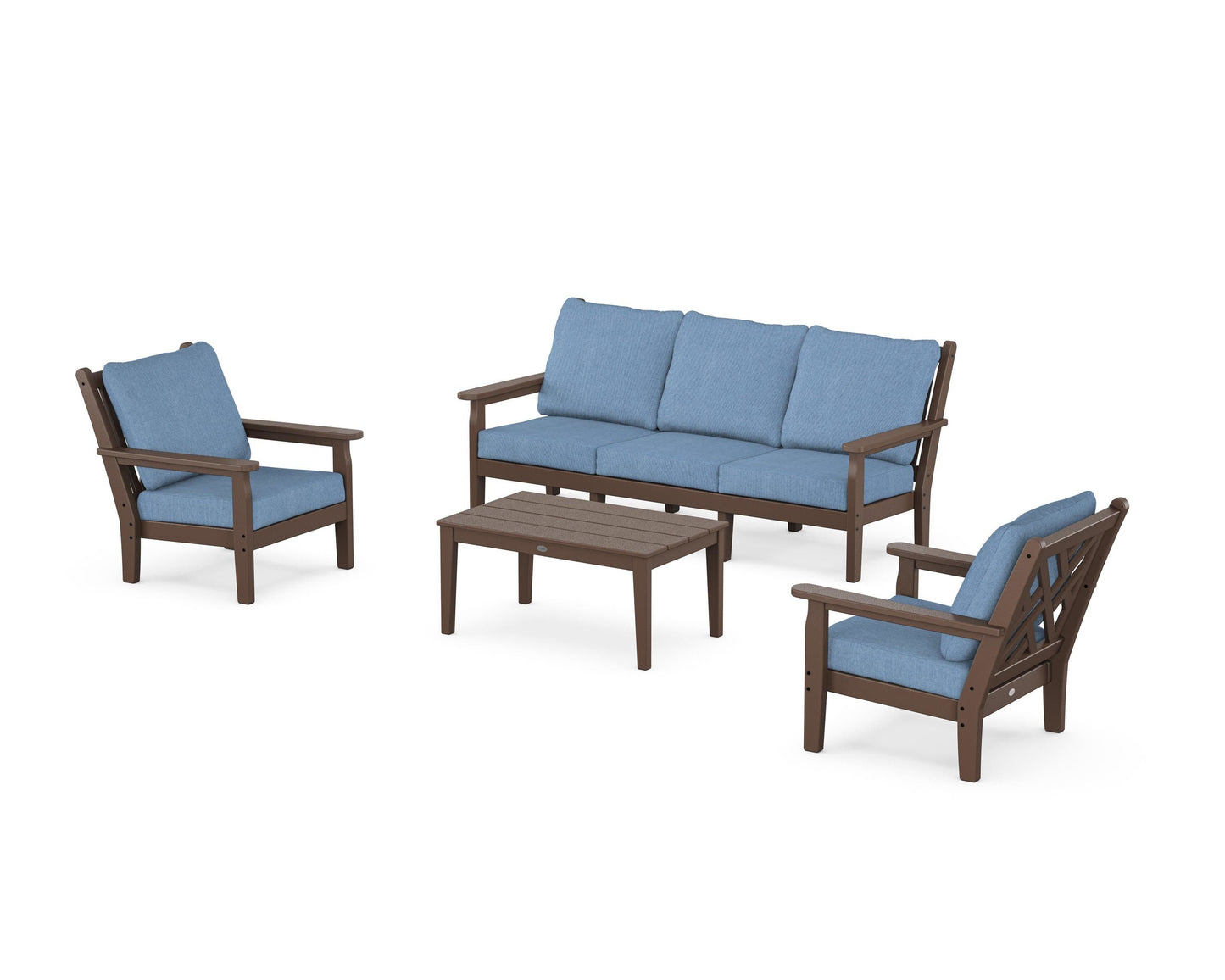 Chippendale 4-Piece Deep Seating Set with Sofa