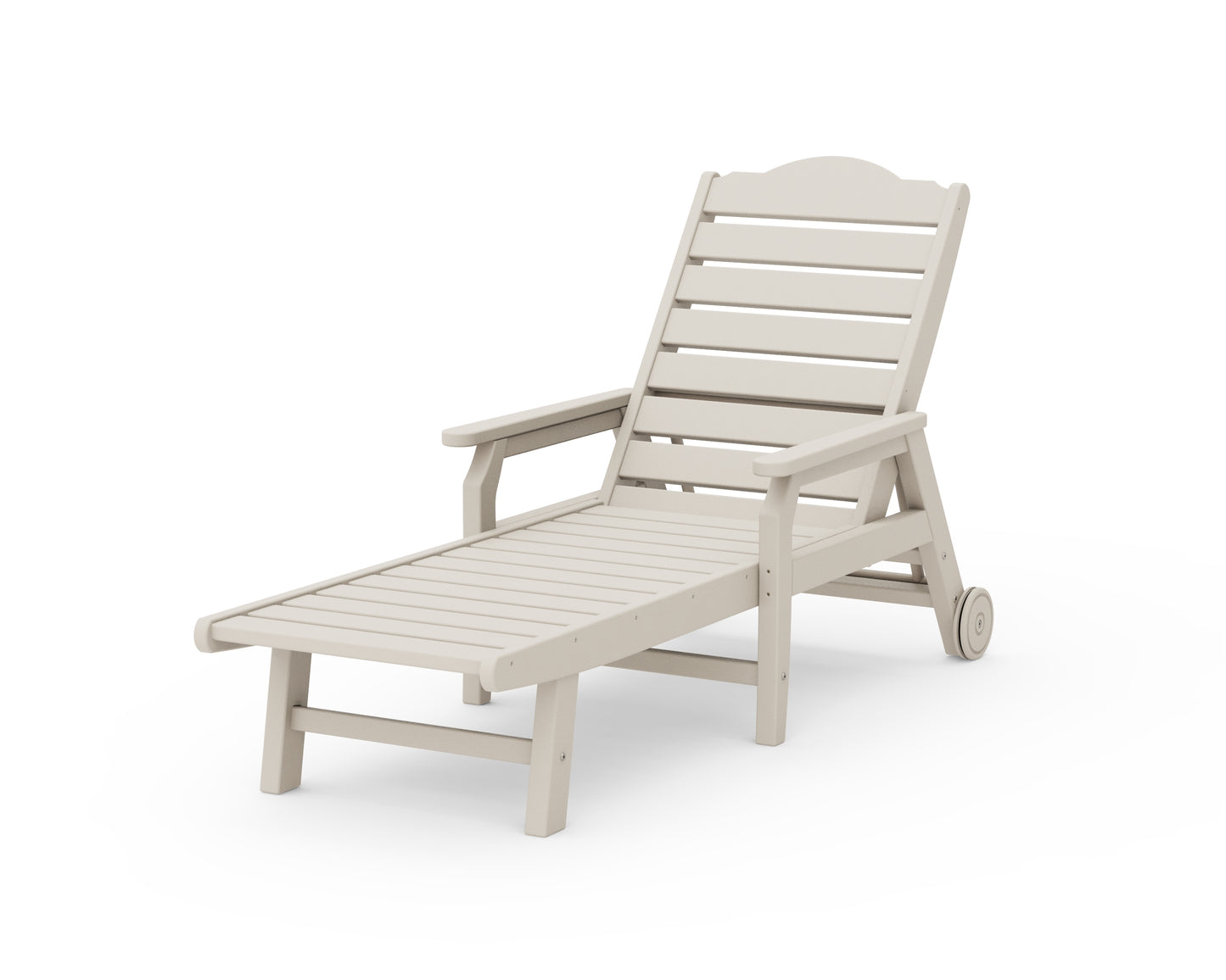 Savannah Chaise with Arms and Wheels