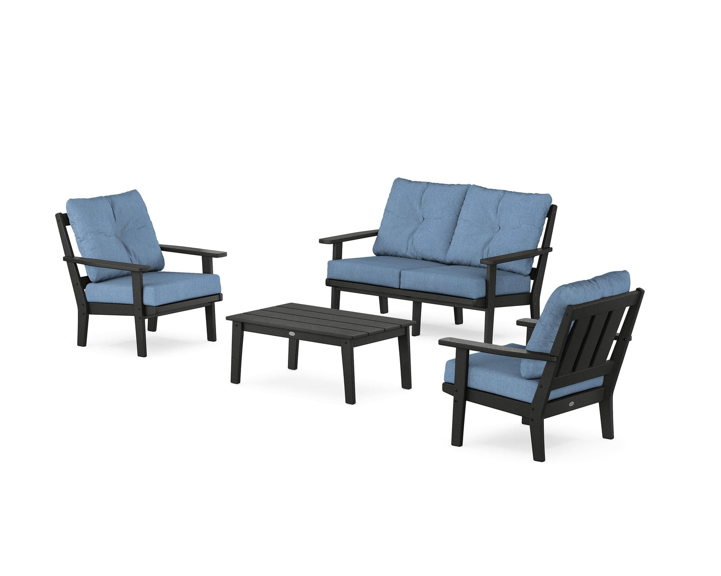 Oxford 4-Piece Deep Seating Set with Loveseat