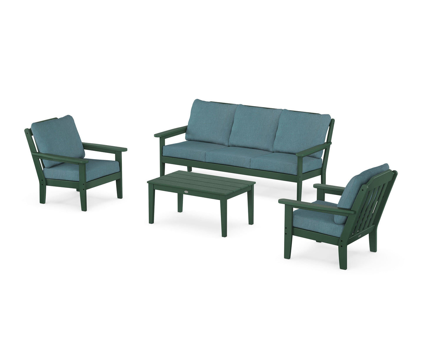 Cottage 4-Piece Deep Seating Set with Sofa