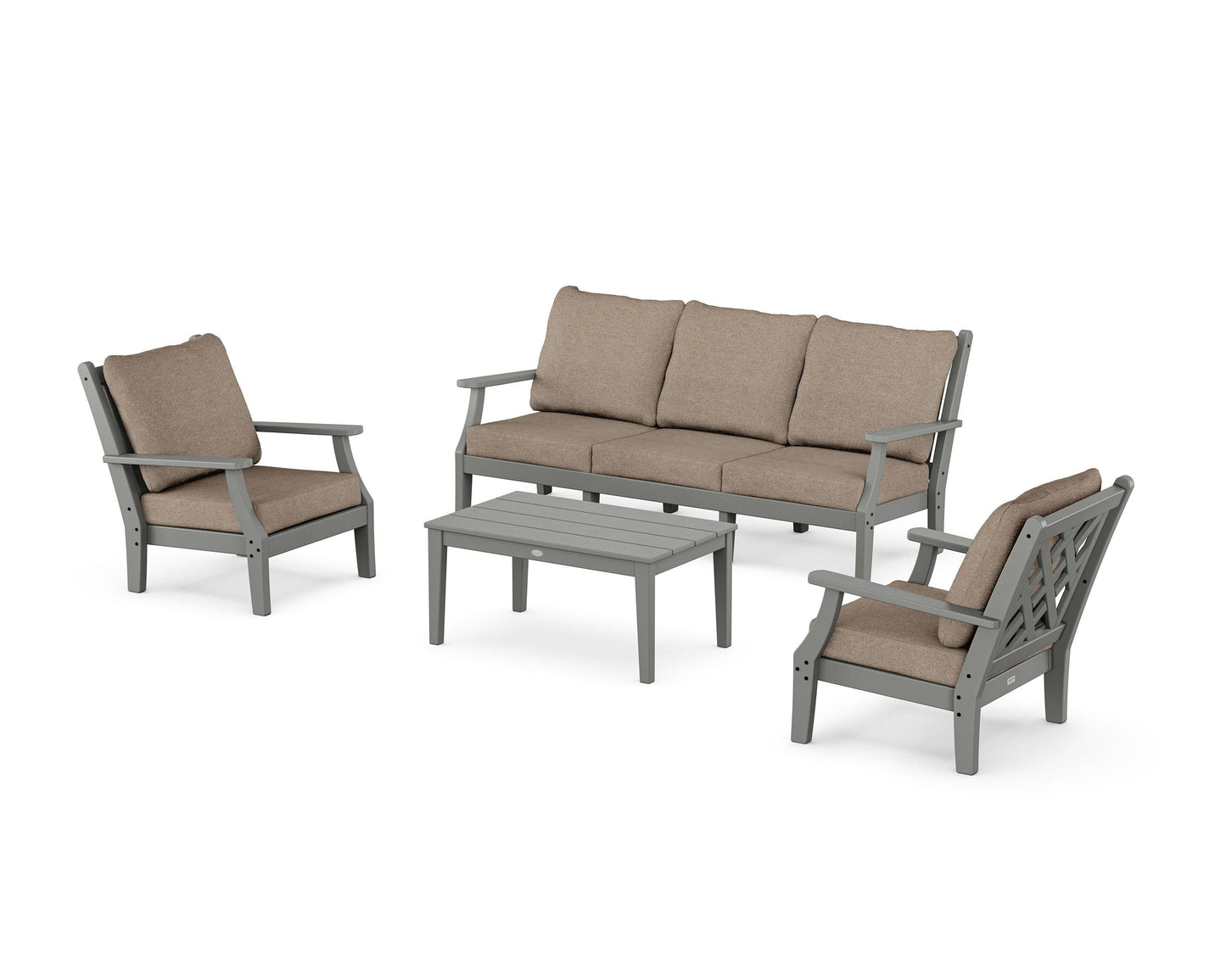 Wovendale 4-Piece Deep Seating Set with Sofa