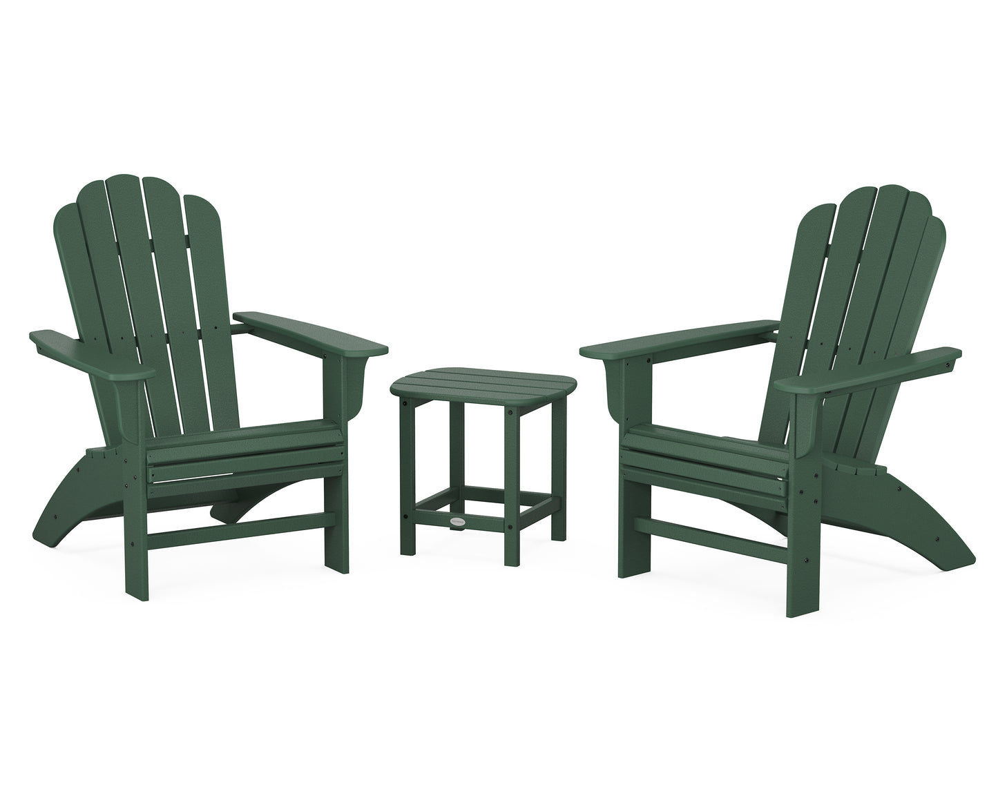 Cottage Curveback Adirondack Chair 3-Piece Set