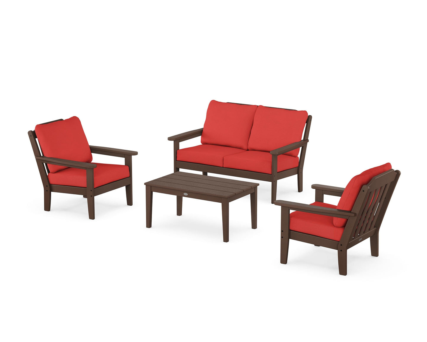 Cottage 4-Piece Deep Seating Set with Loveseat