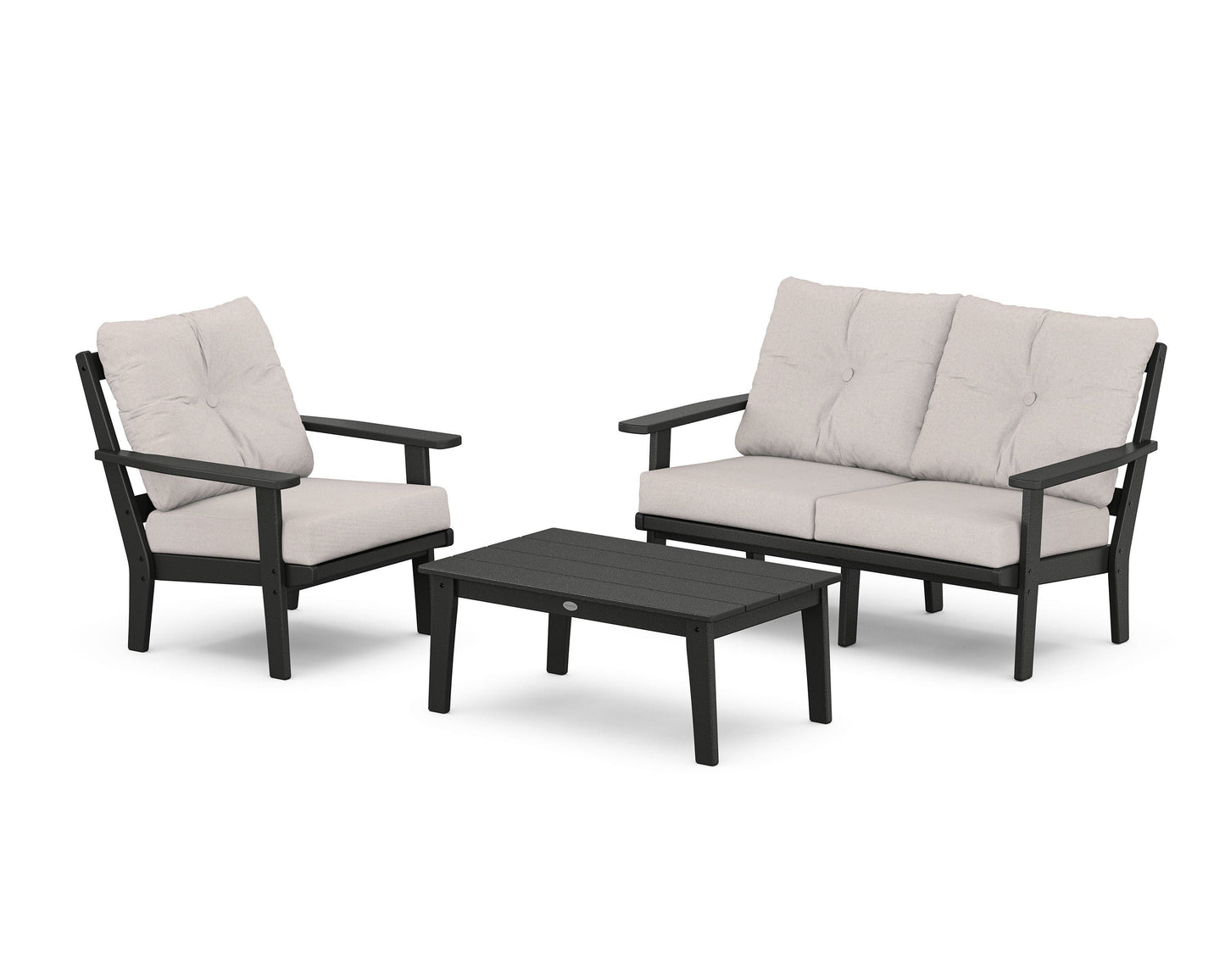 Prairie 3-Piece Deep Seating Set with Loveseat