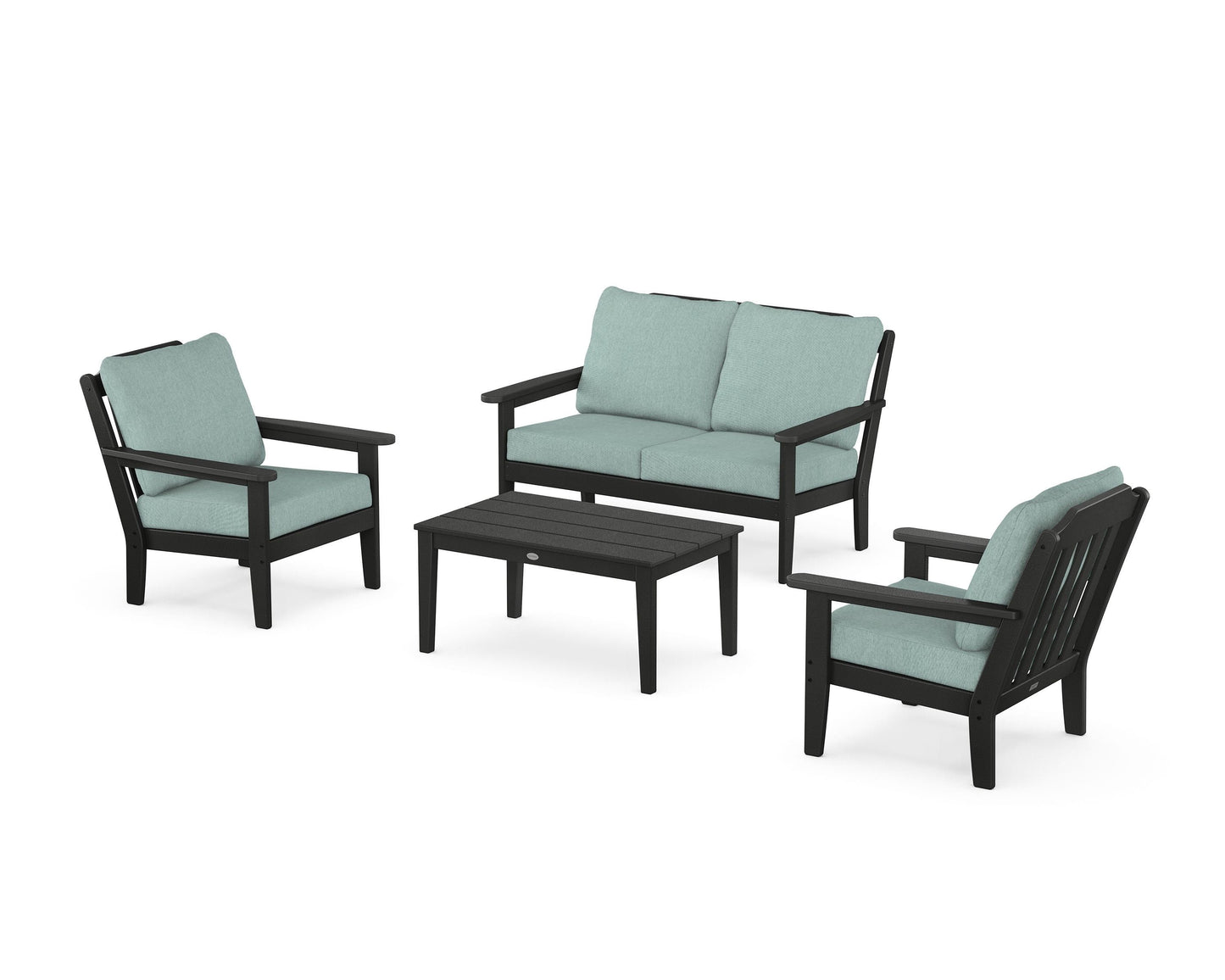 Cottage 4-Piece Deep Seating Set with Loveseat