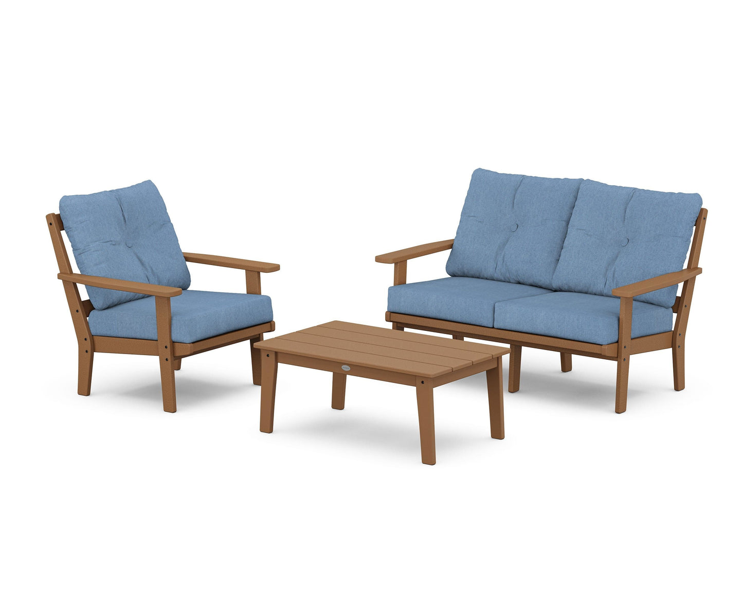 Oxford 3-Piece Deep Seating Set with Loveseat