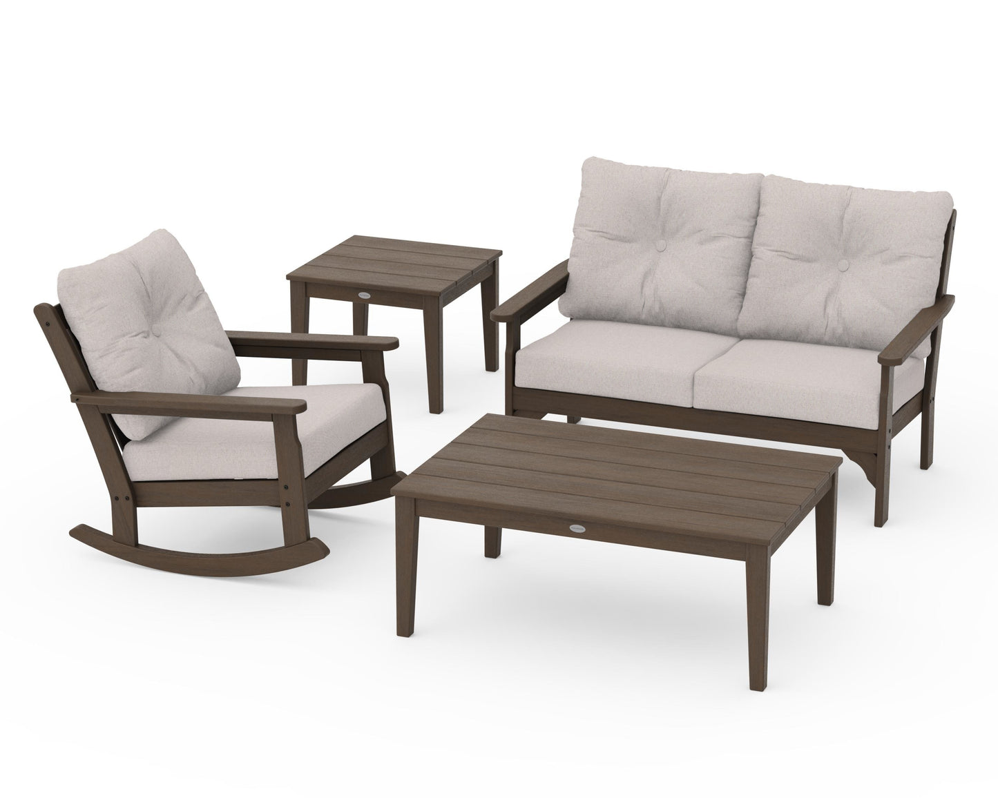 Vineyard 4-Piece Deep Seating Rocker Set