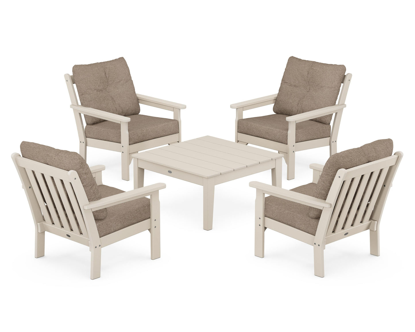 Vineyard 5-Piece Deep Seating Conversation Set