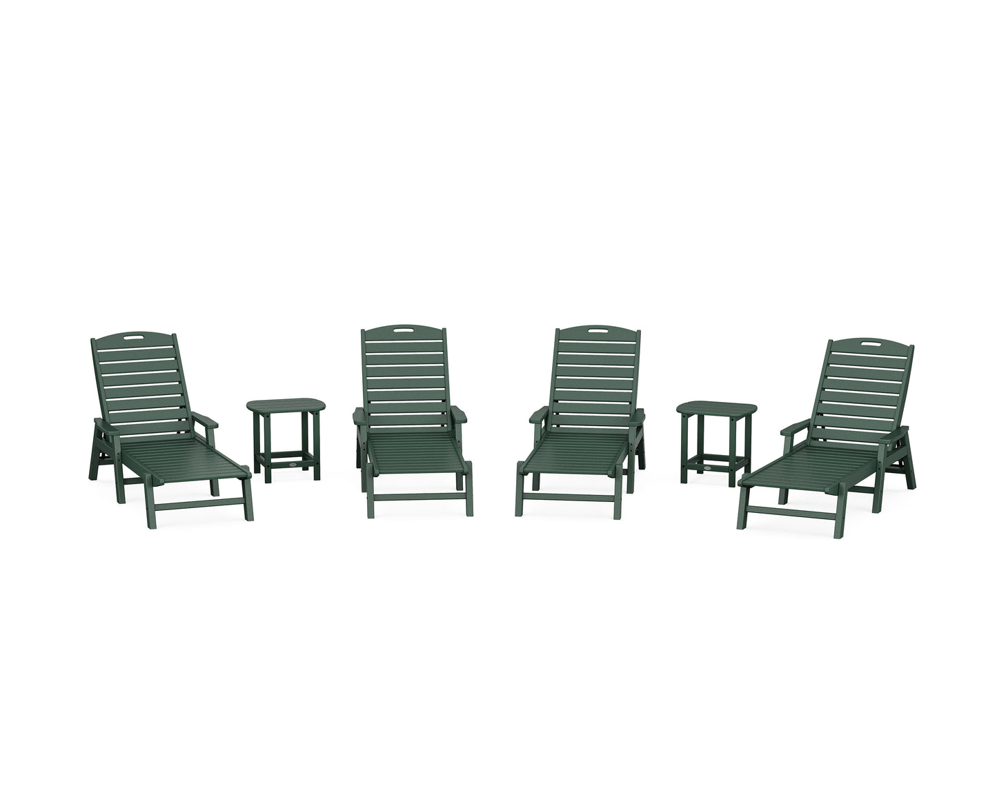 Nautical Chaise 6-Piece Set with Arms