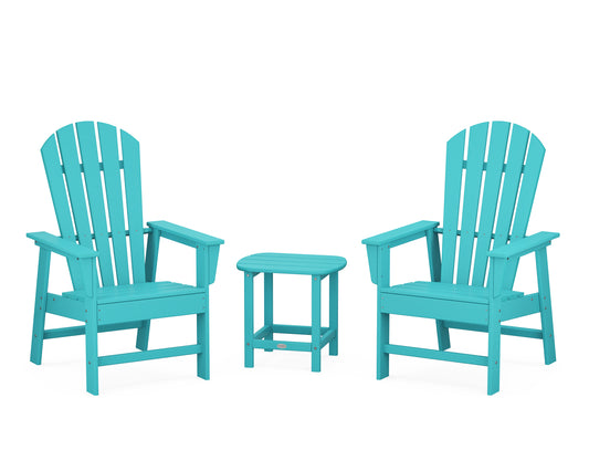 South Beach Casual Chair 3-Piece Set with 18" South Beach Side Table