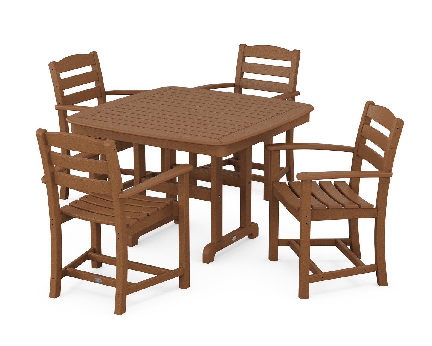 La Casa Caf‚ 5-Piece Dining Set with Trestle Legs