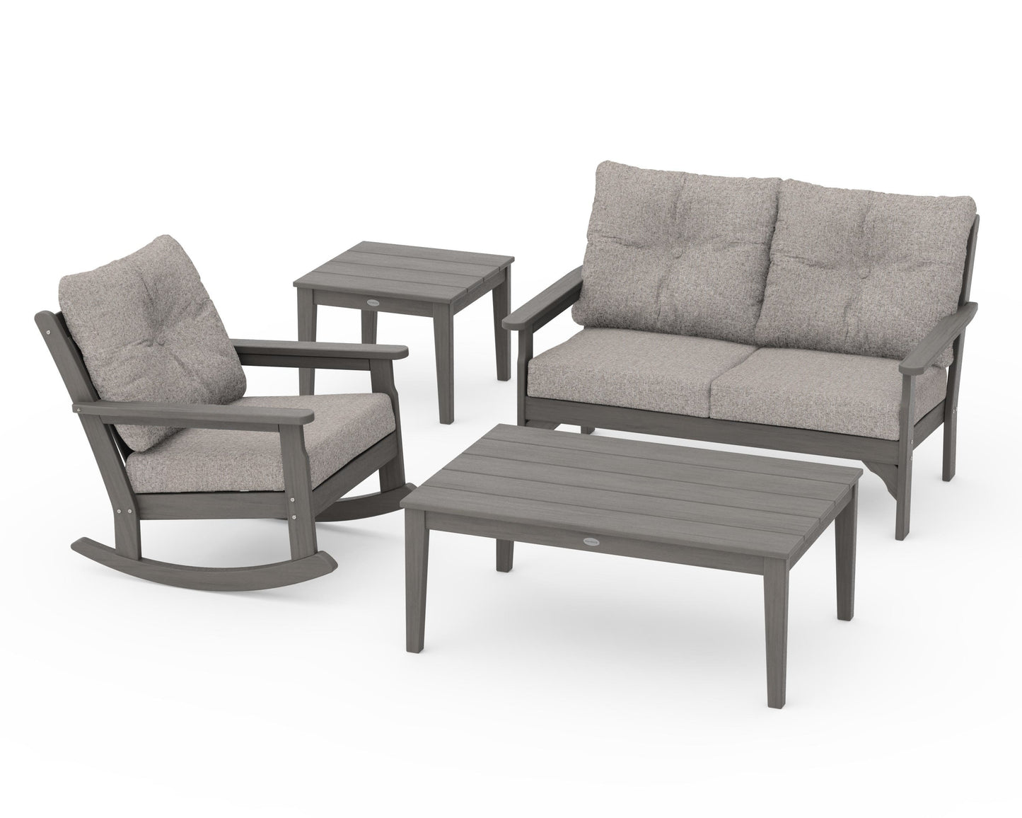 Vineyard 4-Piece Deep Seating Rocker Set