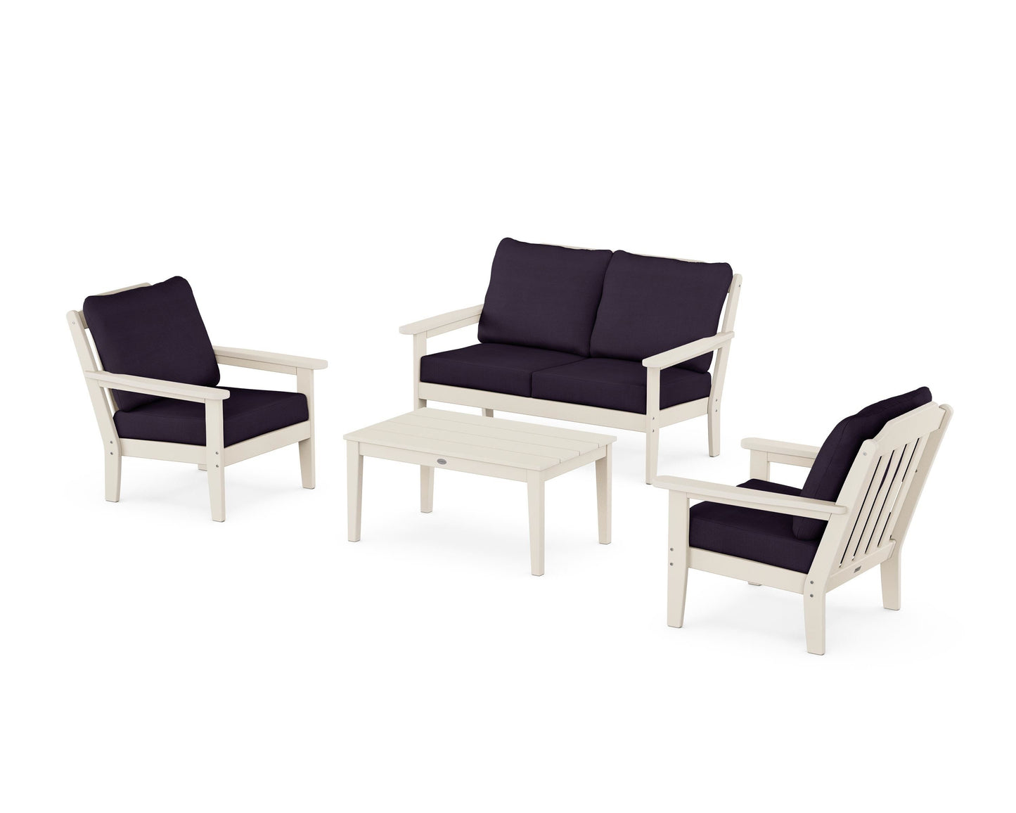 Cottage 4-Piece Deep Seating Set with Loveseat