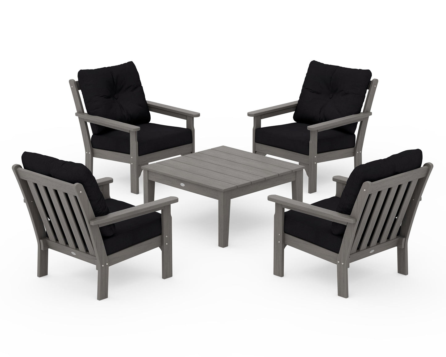Vineyard 5-Piece Deep Seating Conversation Set