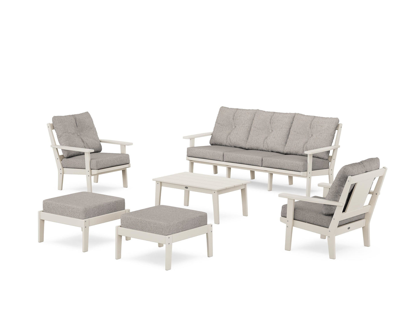 Prairie 6-Piece Lounge Sofa Set