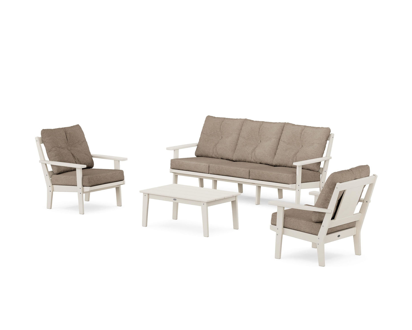 Prairie 4-Piece Deep Seating Set with Sofa