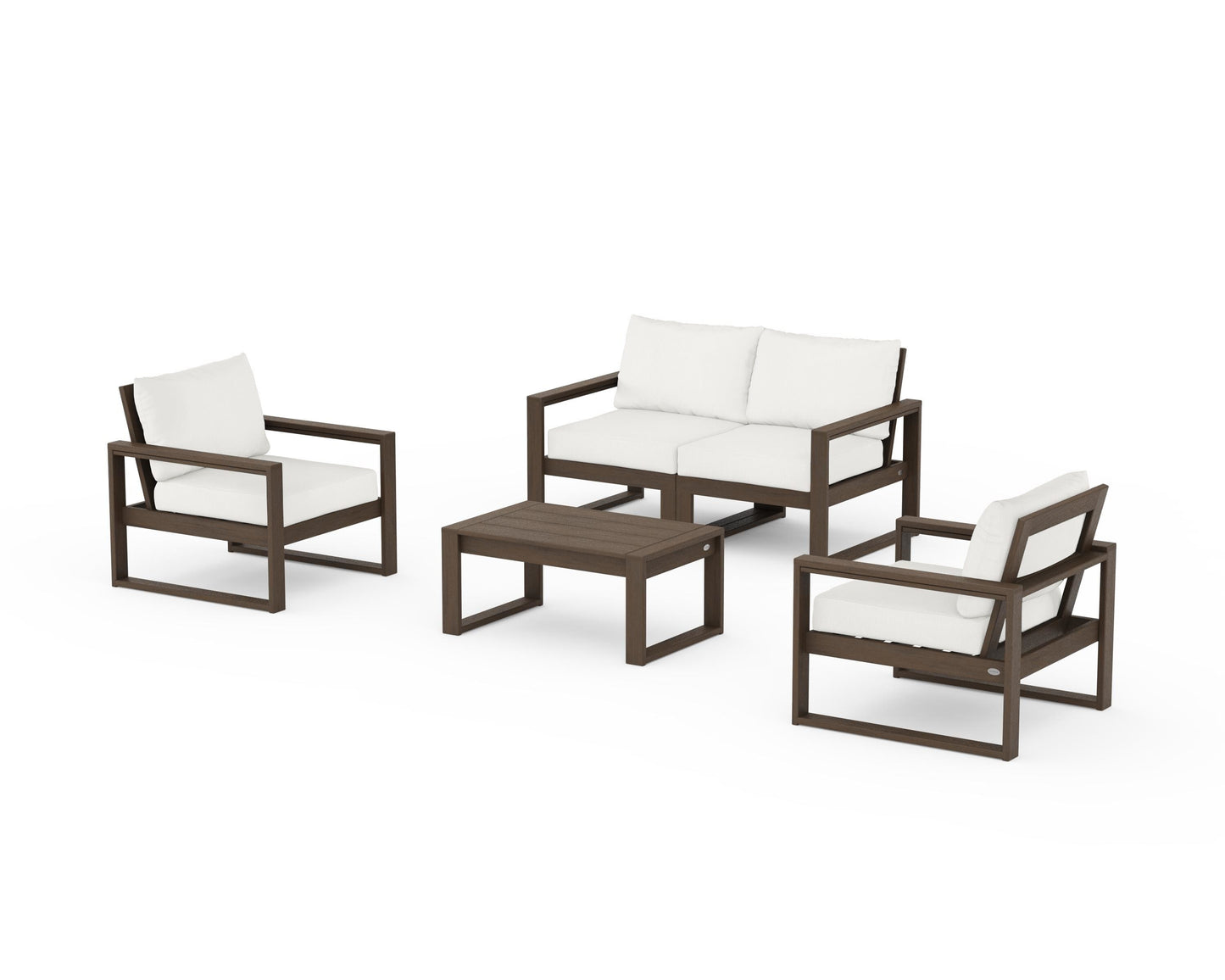 EDGE Sectional 4-Piece Deep Seating Set with Loveseat