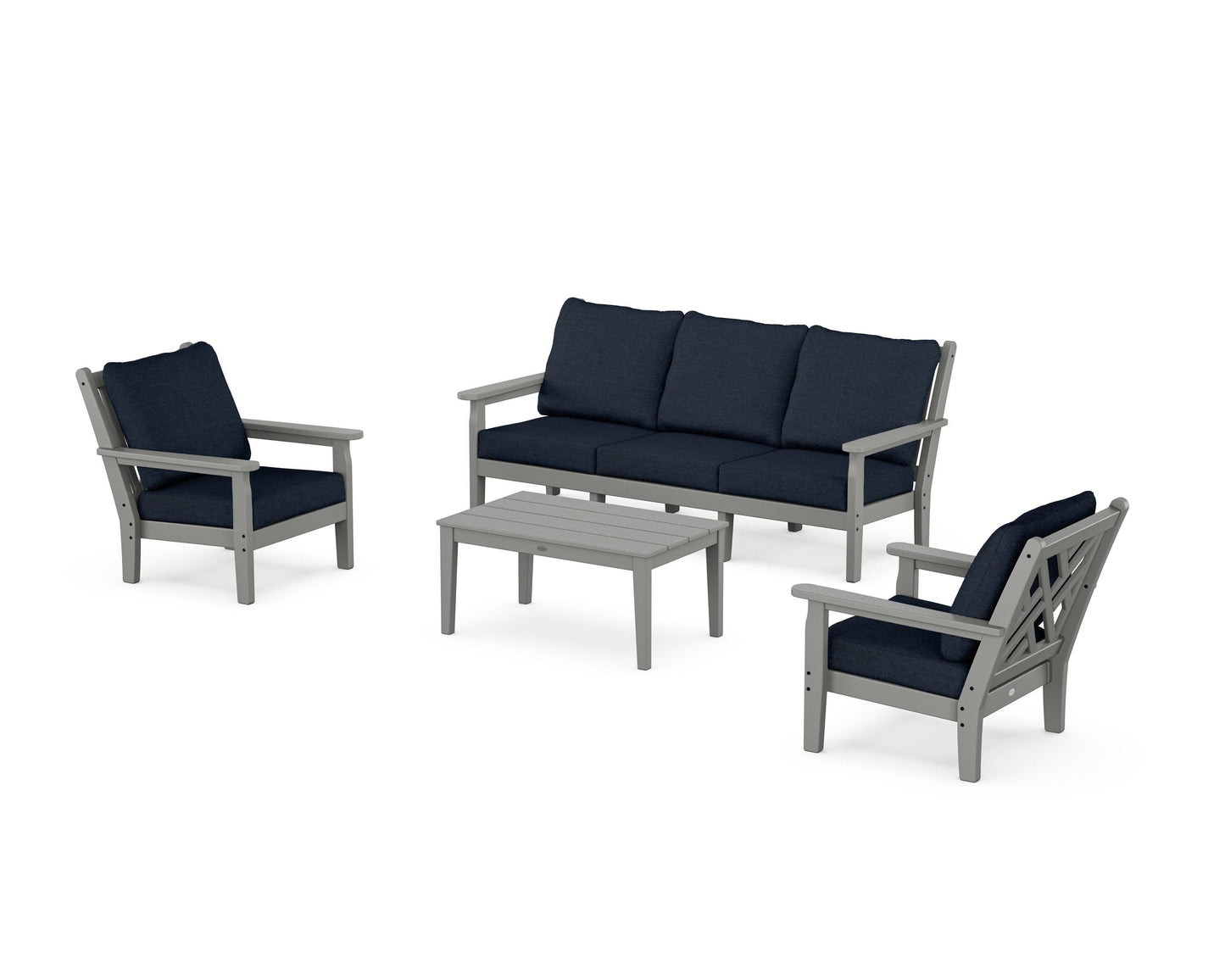 Chippendale 4-Piece Deep Seating Set with Sofa