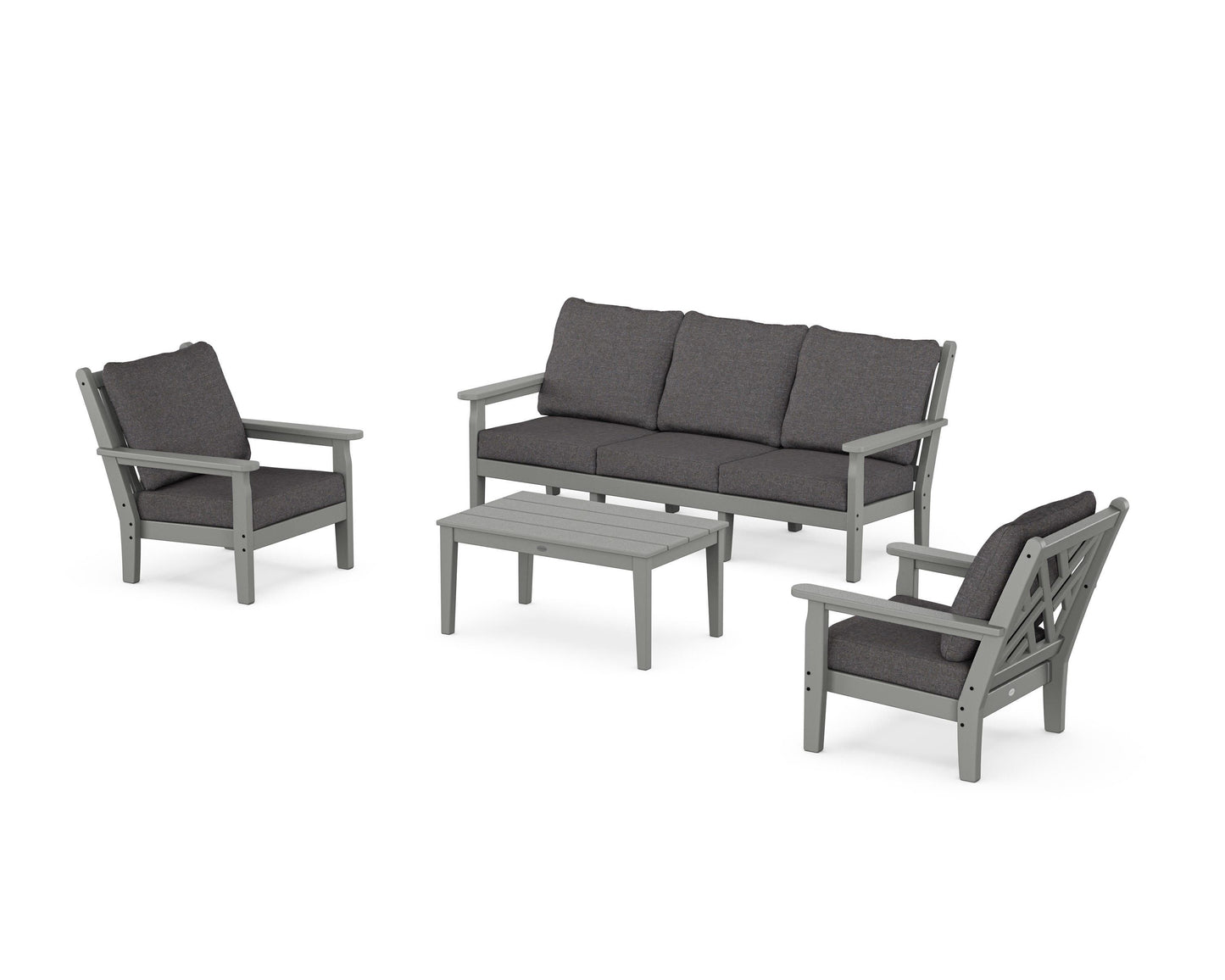 Chippendale 4-Piece Deep Seating Set with Sofa