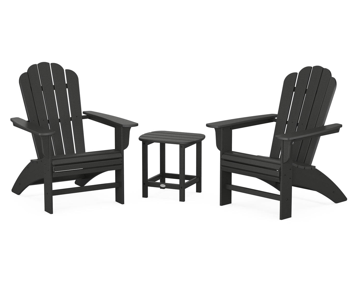 Cottage Curveback Adirondack Chair 3-Piece Set