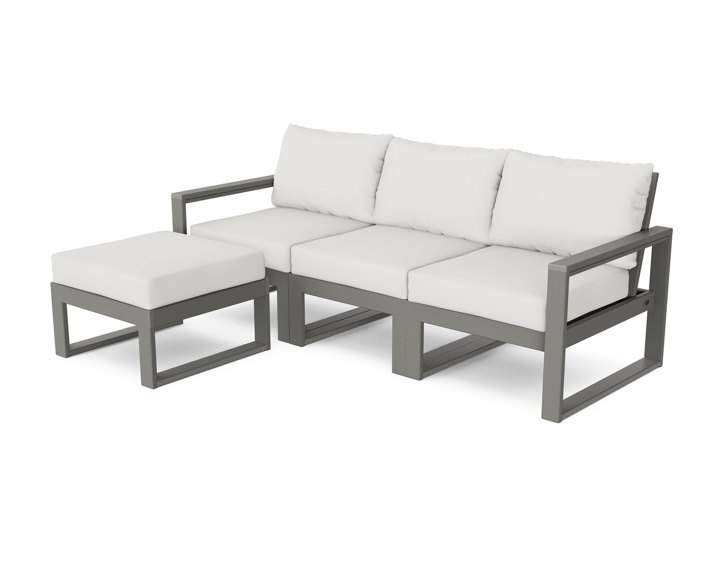 EDGE 4-Piece Modular Deep Seating Set with Ottoman