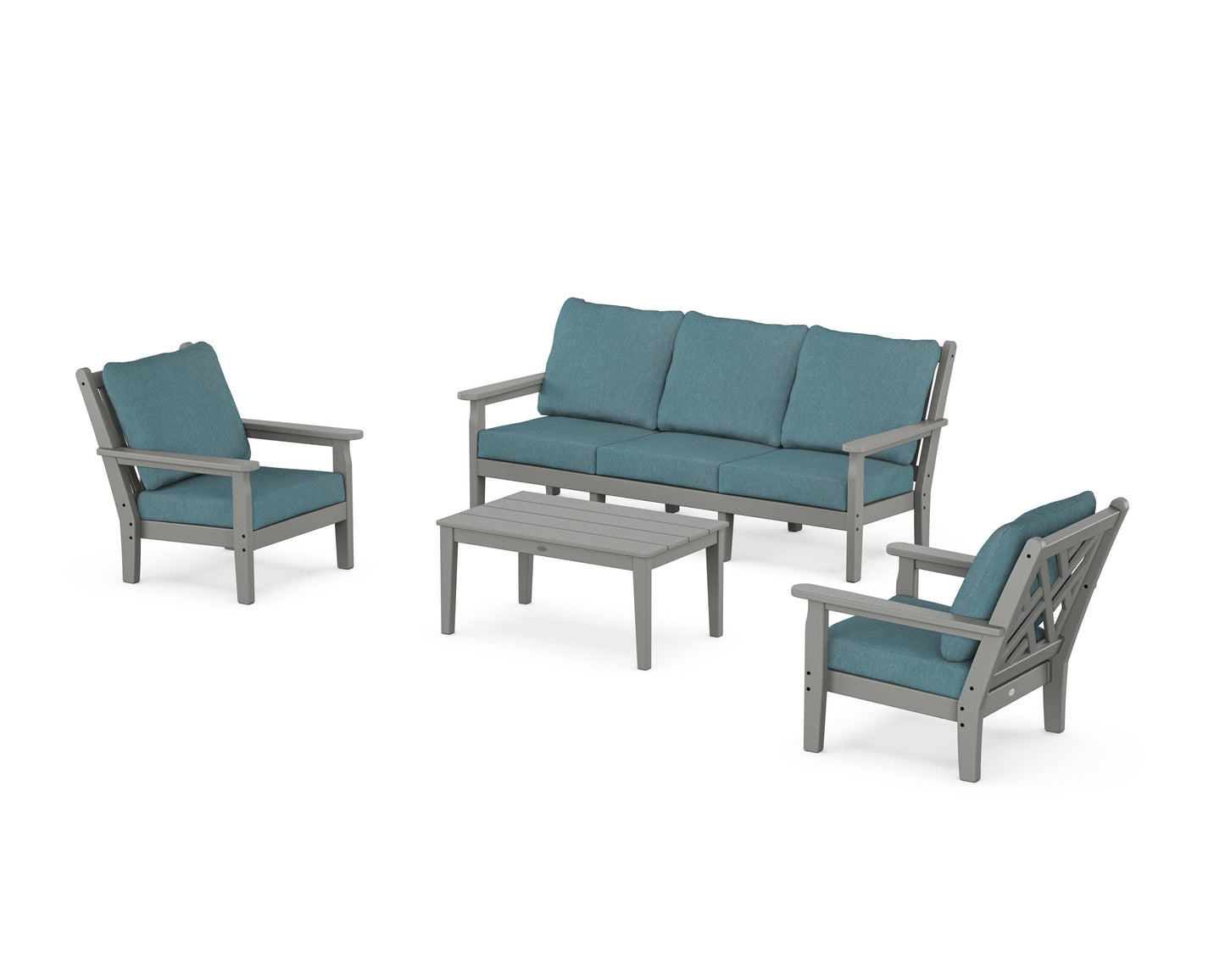 Chippendale 4-Piece Deep Seating Set with Sofa