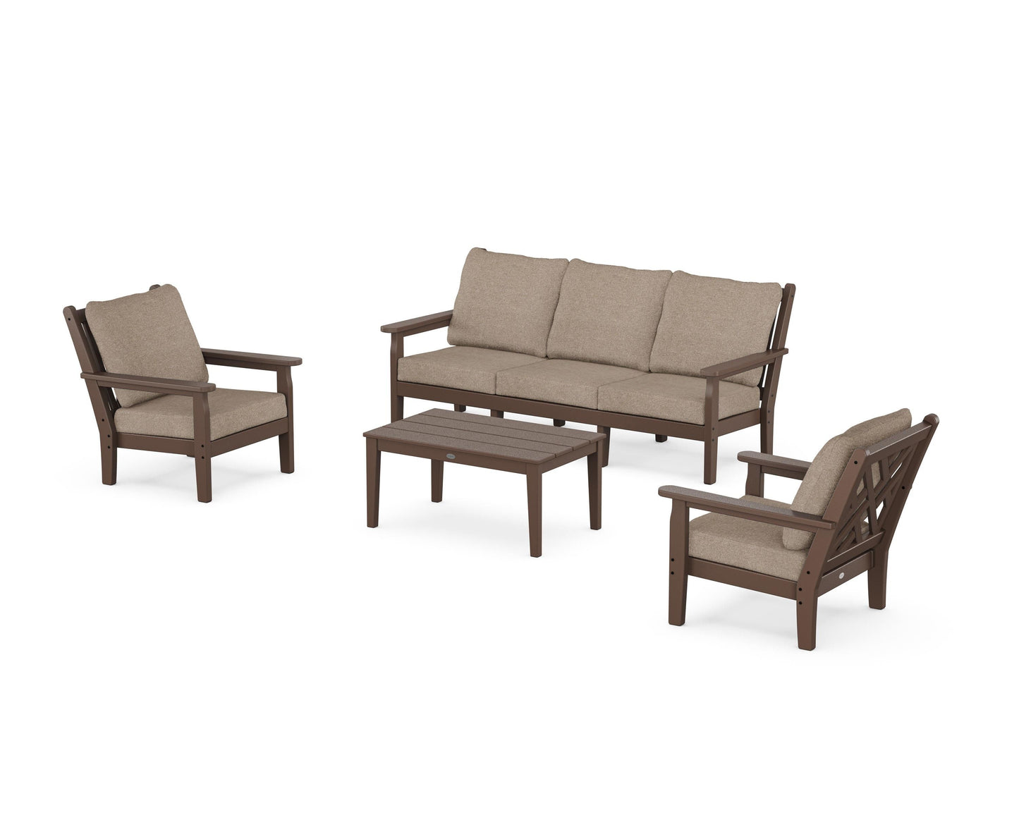 Chippendale 4-Piece Deep Seating Set with Sofa