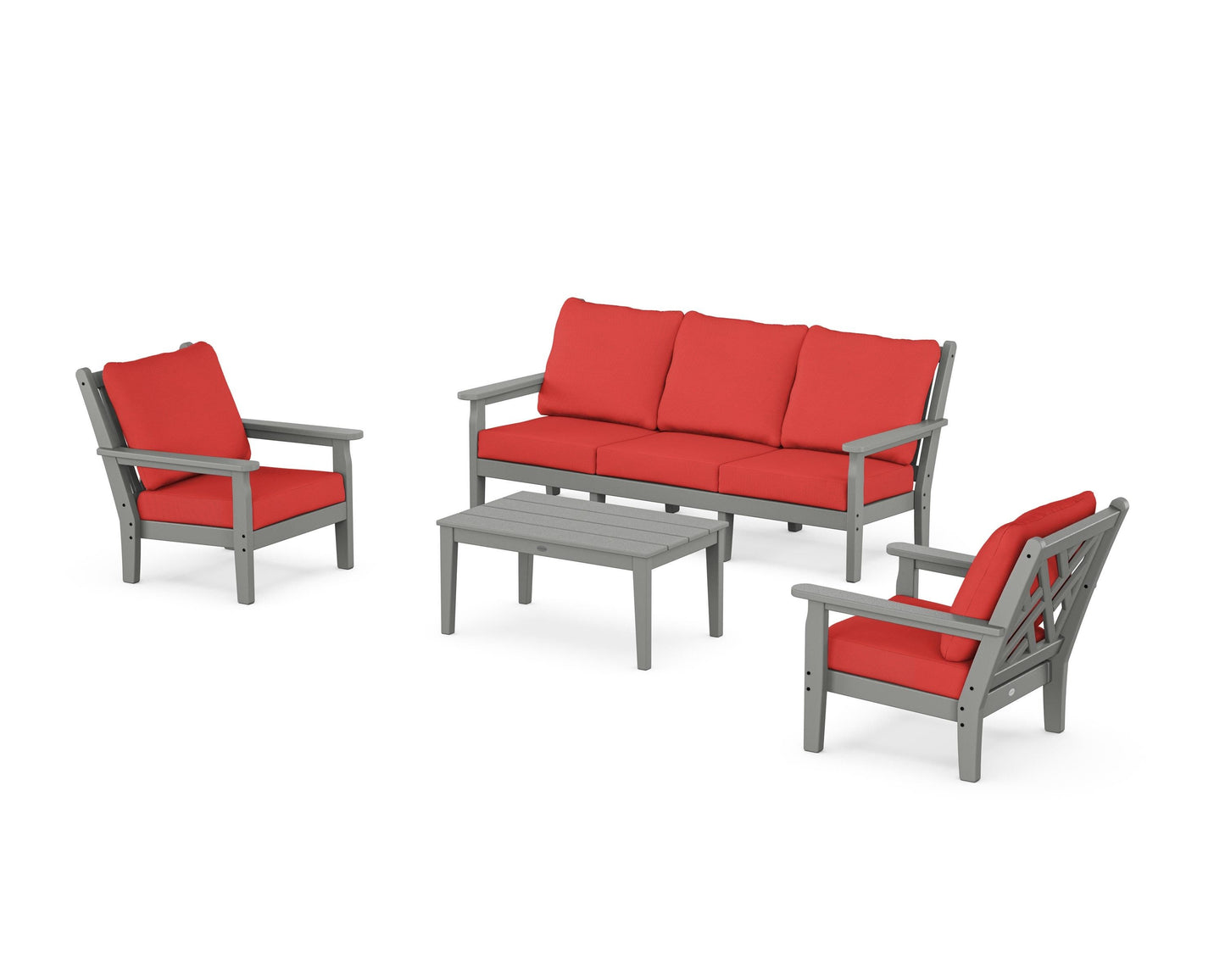 Chippendale 4-Piece Deep Seating Set with Sofa