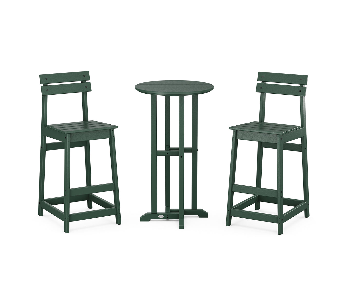 Modern Studio Plaza Bar Chair 3-Piece Bistro Set