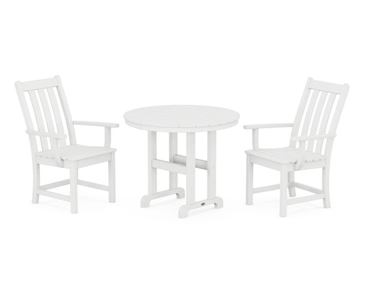 Vineyard 3-Piece Round Dining Set