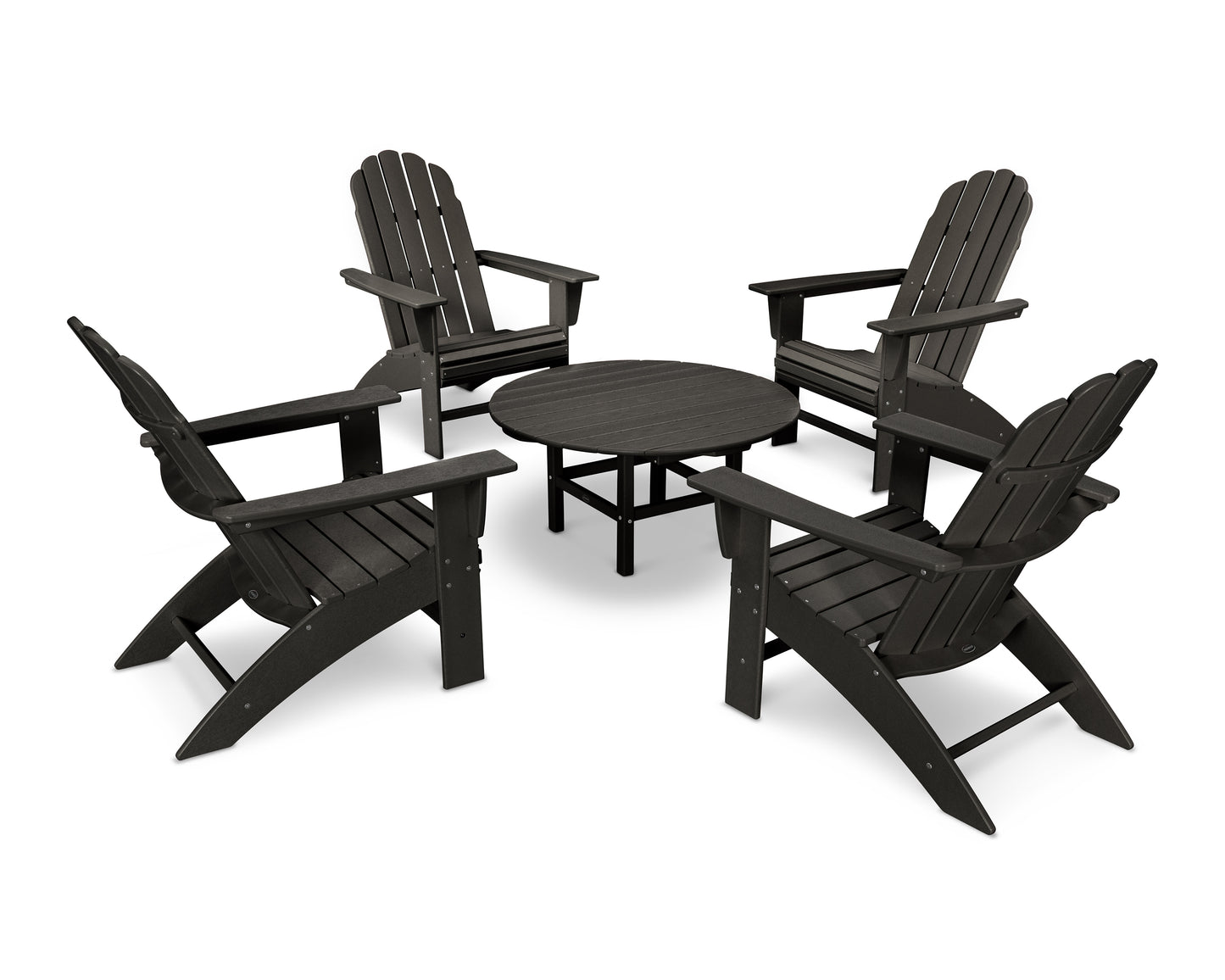 Vineyard 5-Piece Oversized Adirondack Set