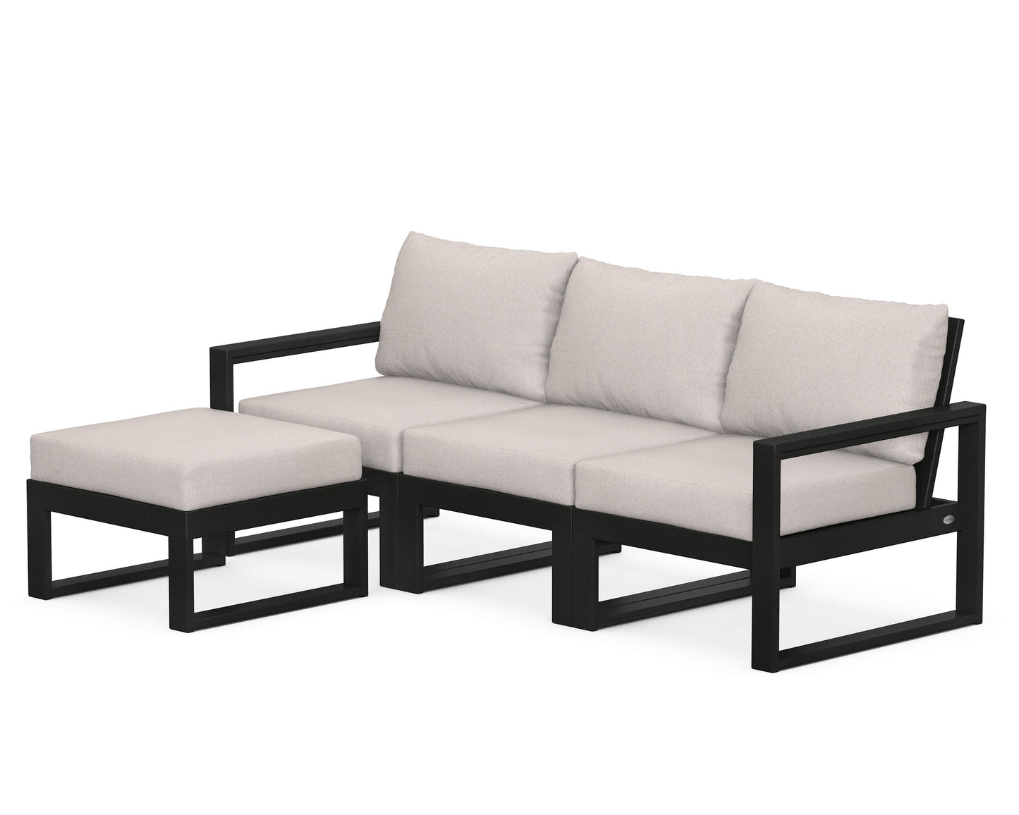 EDGE 4-Piece Modular Deep Seating Set with Ottoman