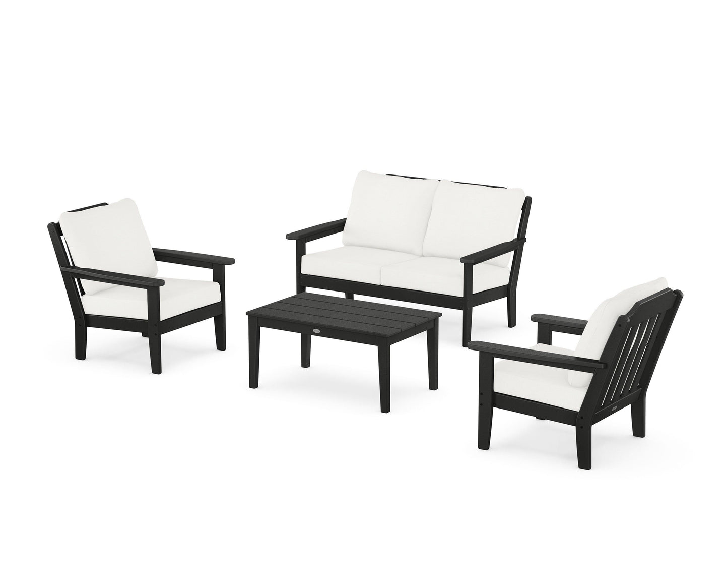 Cottage 4-Piece Deep Seating Set with Loveseat