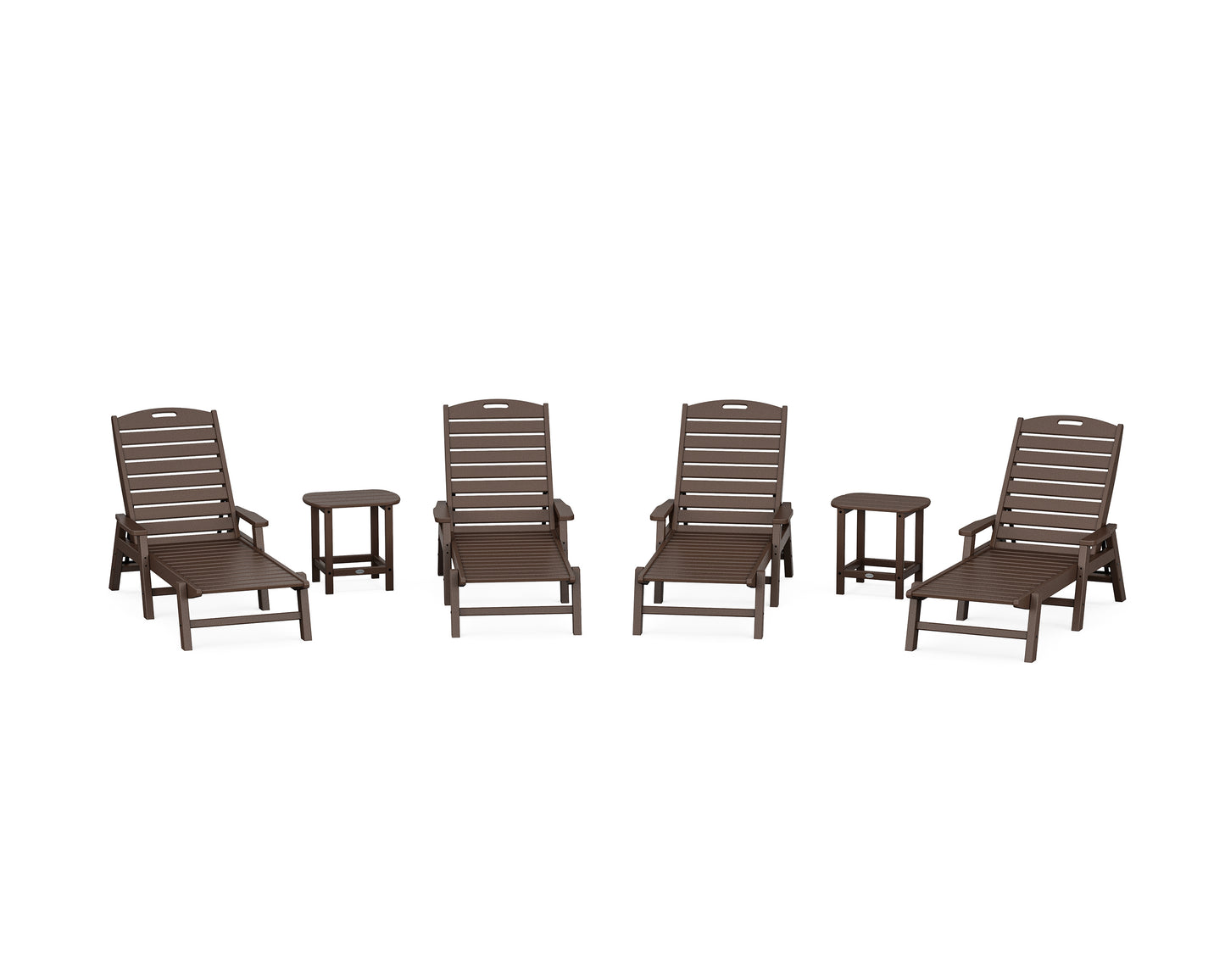 Nautical Chaise 6-Piece Set with Arms