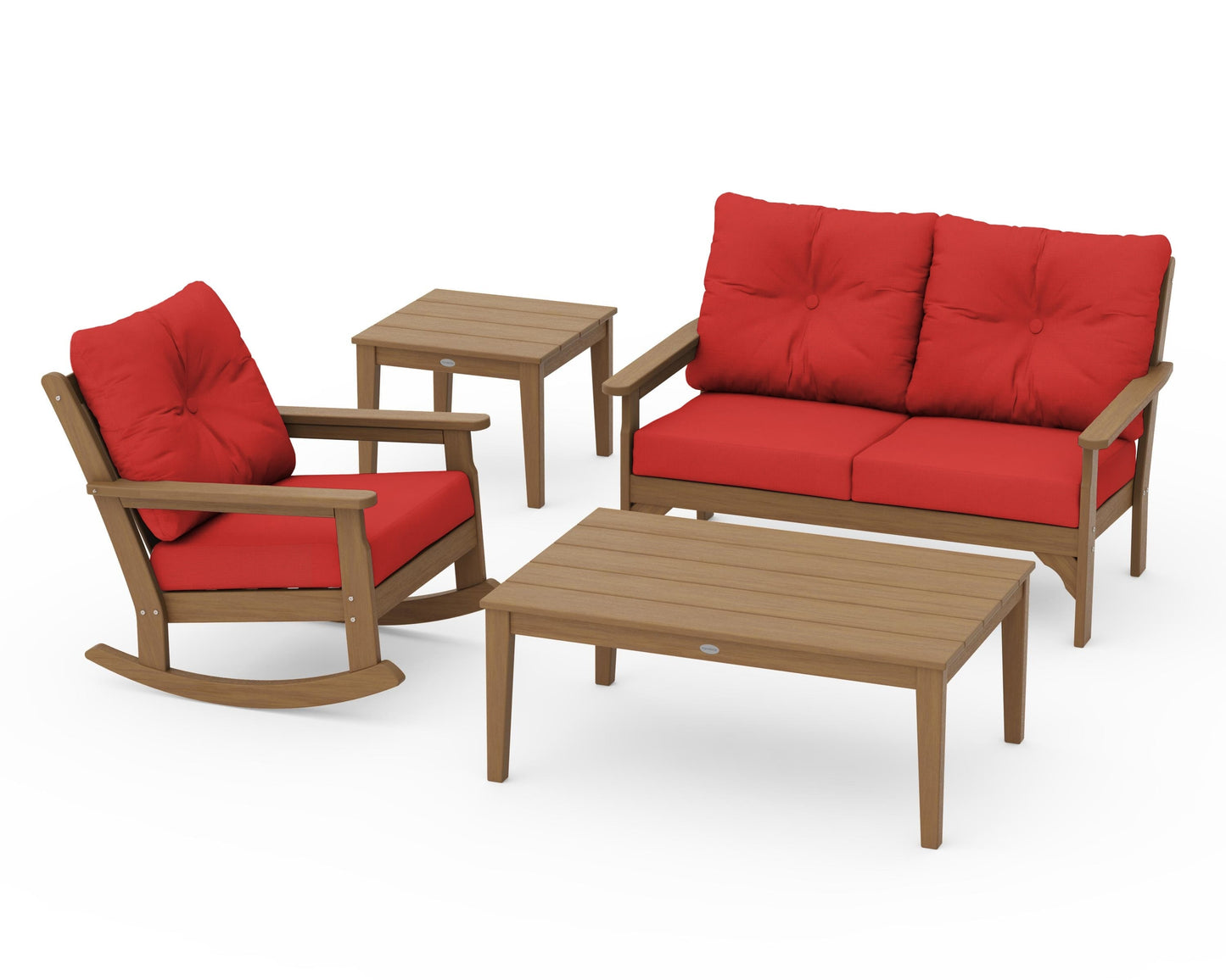 Vineyard 4-Piece Deep Seating Rocker Set