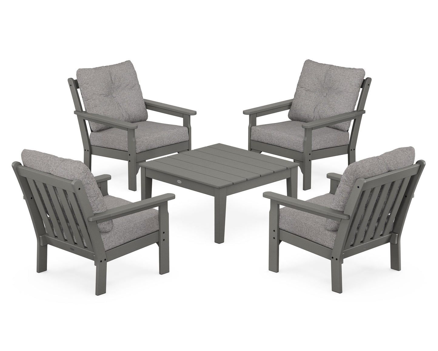 Vineyard 5-Piece Deep Seating Conversation Set
