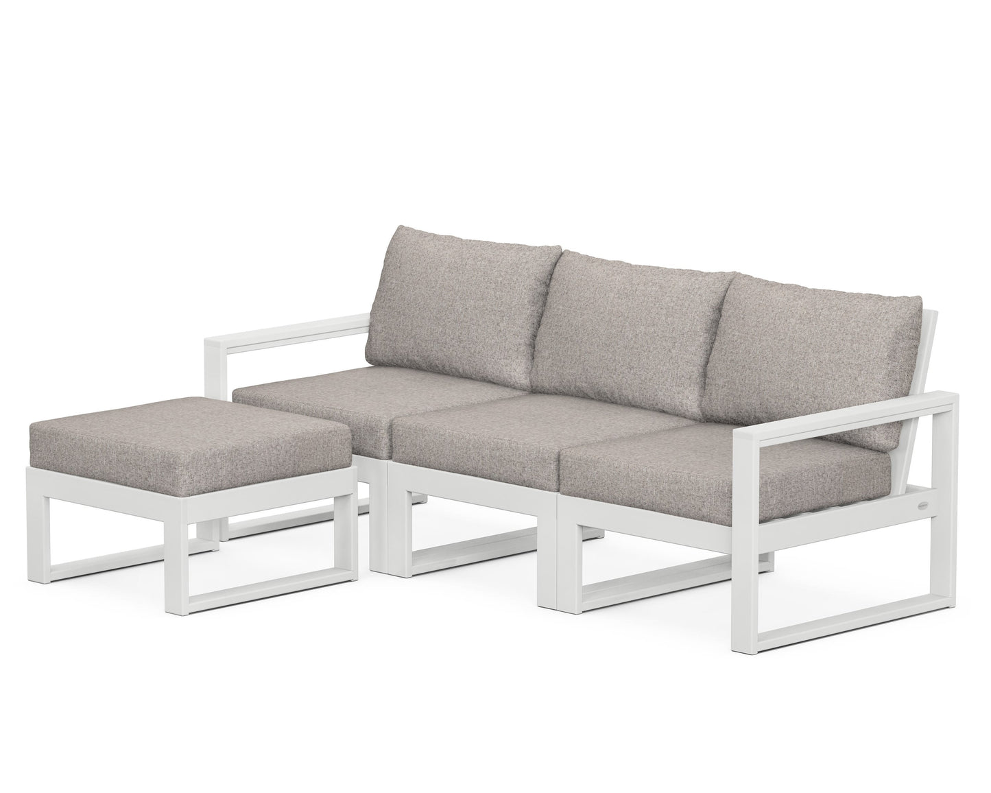 EDGE 4-Piece Modular Deep Seating Set with Ottoman