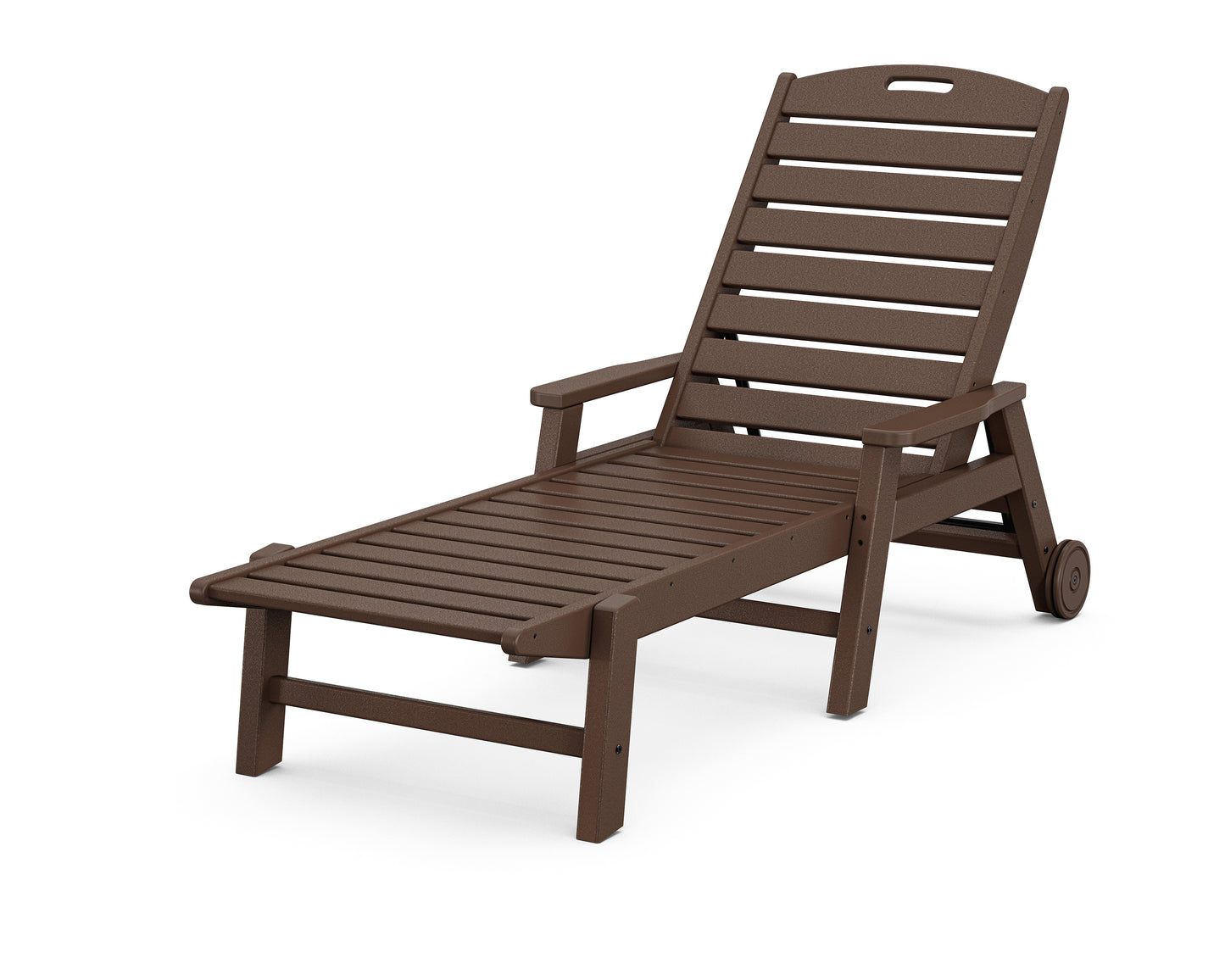 Nautical Chaise with Arms & Wheels