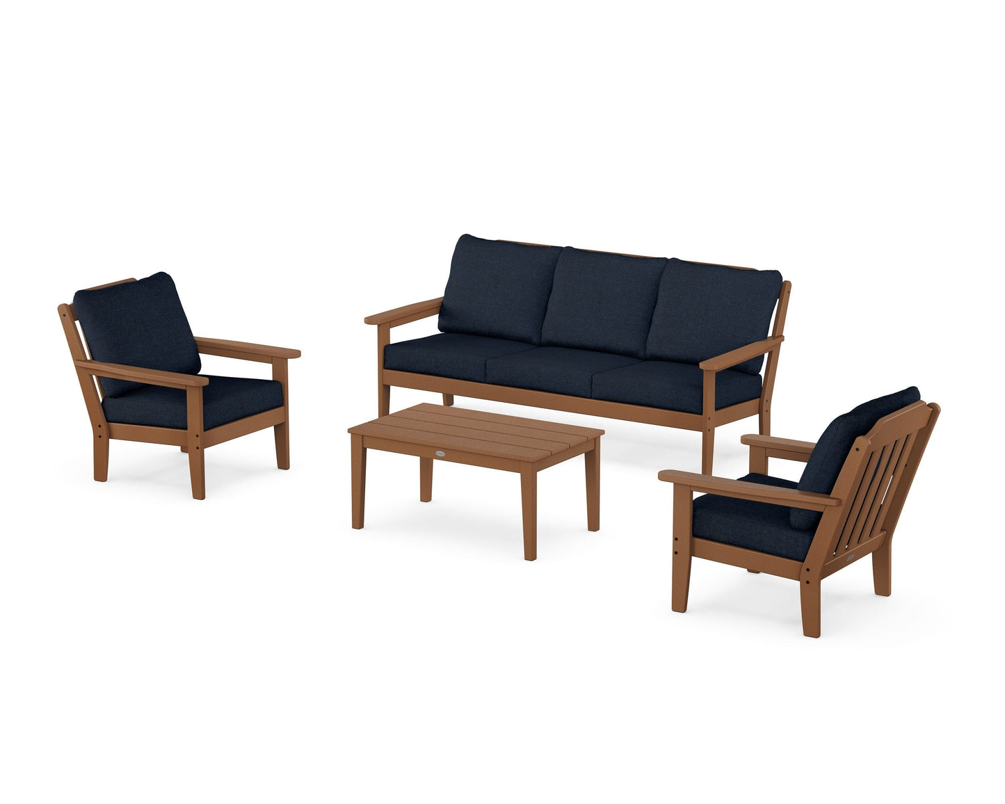 Cottage 4-Piece Deep Seating Set with Sofa