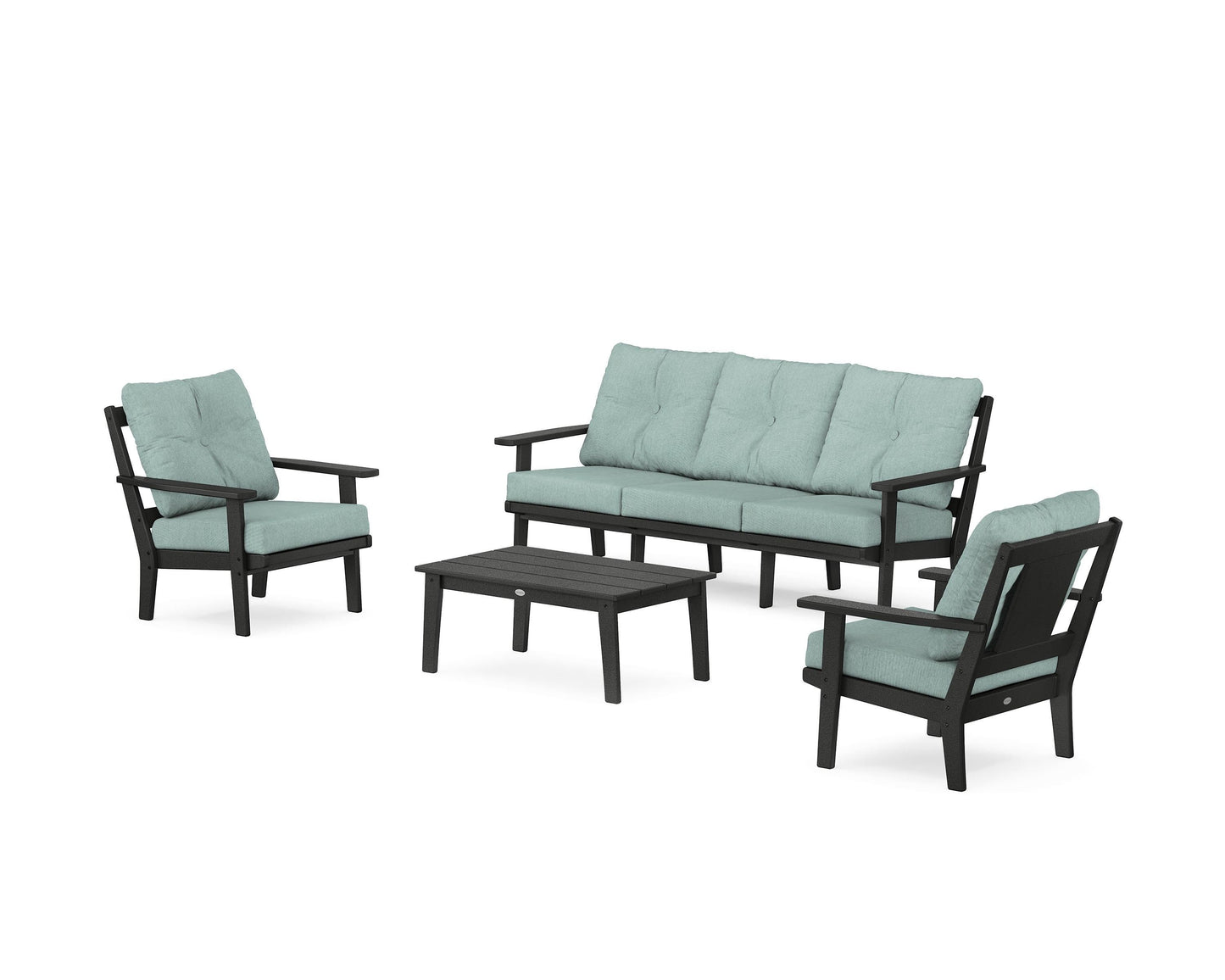 Prairie 4-Piece Deep Seating Set with Sofa
