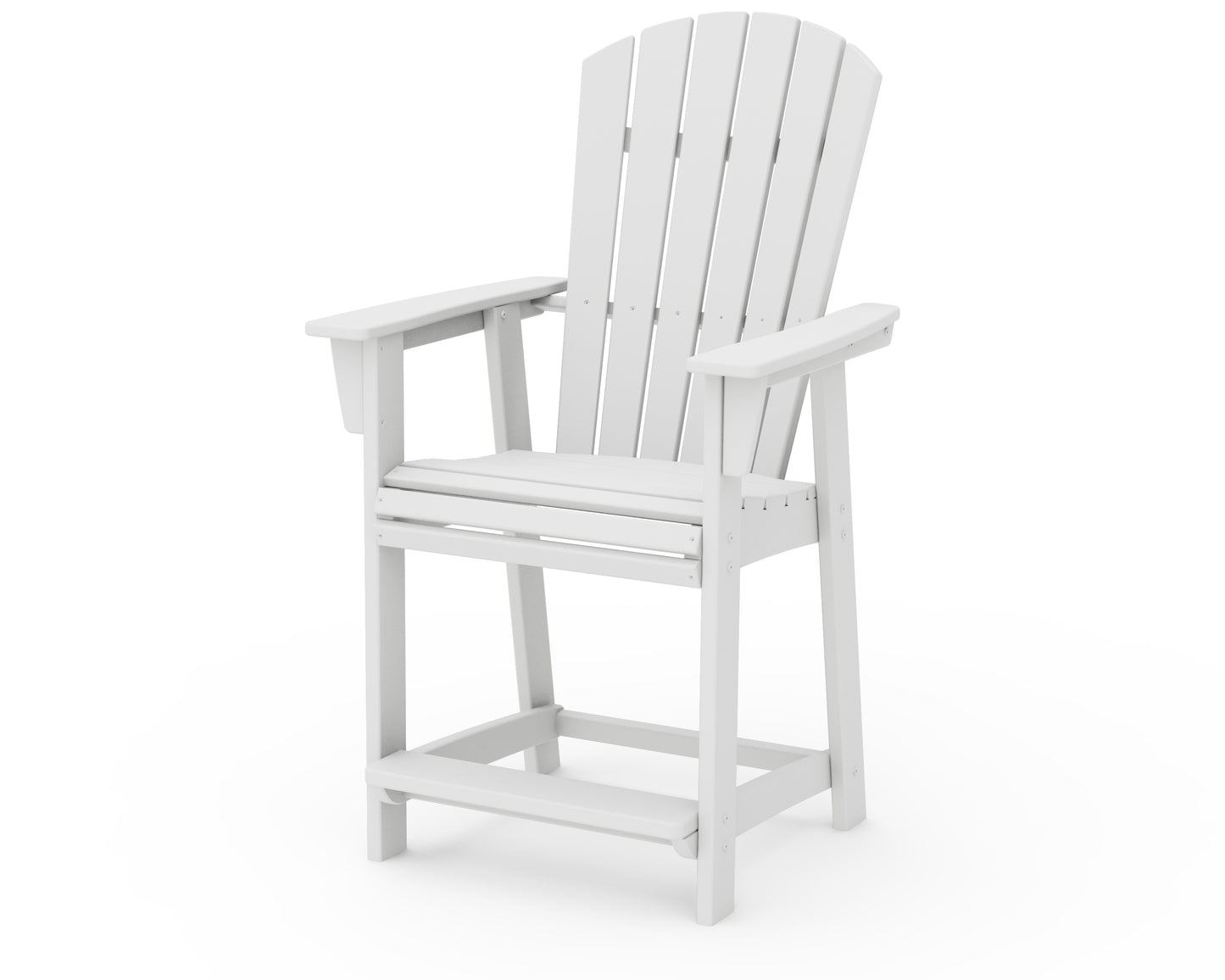 Nautical Curveback Adirondack Counter Chair