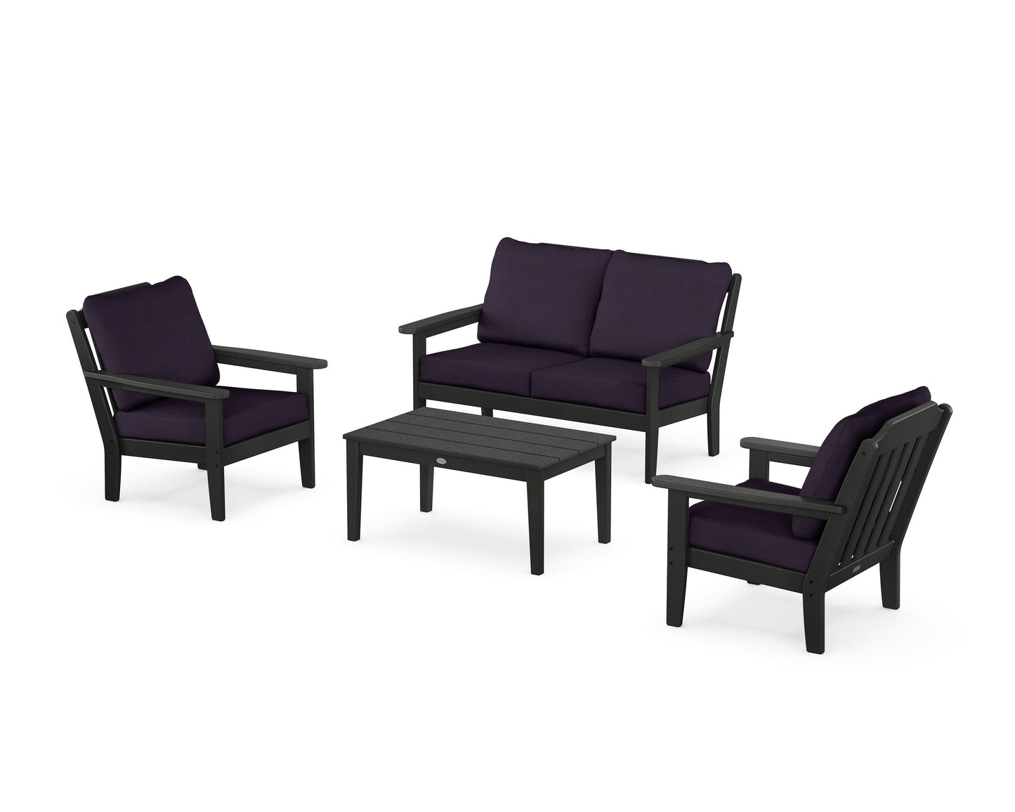Cottage 4-Piece Deep Seating Set with Loveseat